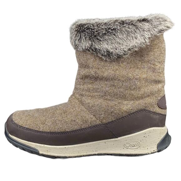 Chaco Women's Borealis Mink Wool Insulated Winter Boot Size US 7 - Picture 3 of 11